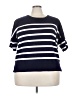 Bobeau Blue Short Sleeve Top Size 2X - photo 1