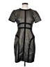 Pim + Larkin Metallic Black Cocktail Dress Size 4 - photo 1
