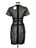 Pim + Larkin Metallic Black Cocktail Dress Size 4 - photo 2