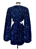 Line & Dot 100% Polyester Blue Cocktail Dress Size S - photo 2