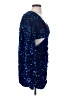 Line & Dot 100% Polyester Blue Cocktail Dress Size S - photo 4
