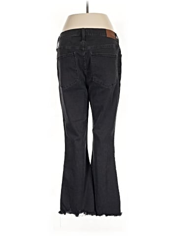 Madewell Cali Demi-Boot Jeans in Berkeley Black: Chewed-Hem Edition (view 2)
