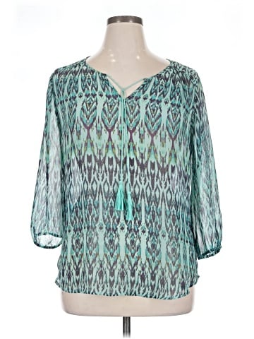St. John's Bay 3/4 Sleeve Blouse (view 1)