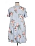 Doublju Floral Blue Casual Dress Size 1X - photo 2