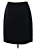Caslon 100% Polyester Solid Black Formal Skirt Size 8 - photo 1