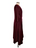 Perceptions Solid Burgundy Cocktail Dress Size L - photo 4