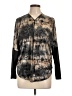 Ariella Color Block Black Long Sleeve Blouse Size L - photo 1