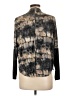 Ariella Color Block Black Long Sleeve Blouse Size L - photo 2