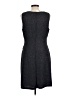 Eliza J 100% Polyester Metallic Gray Cocktail Dress Size 12 - photo 2