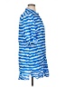 Miraclesuit 100% Cotton Blue 3/4 Sleeve Button-Down Shirt Size XL - photo 4