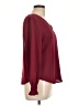 Unbranded Burgundy Long Sleeve Blouse Size L - photo 4