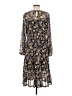 Maurices Floral Black Casual Dress Size M - photo 2