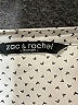 Zac & Rachel 100% Polyester Polka Dots White Long Sleeve Blouse Size 2X - photo 7