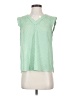 41Hawthorn 100% Polyester Green Sleeveless Blouse Size S - photo 1