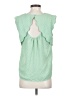 41Hawthorn 100% Polyester Green Sleeveless Blouse Size S - photo 2