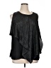 Worthington 100% Polyester Black Sleeveless Blouse Size 0X - photo 1