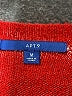 Apt. 9 Stars Red Pullover Sweater Size M - photo 7