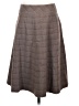 Covington Plaid Gray Formal Skirt Size 4 - photo 2