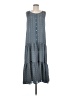 Max Studio 100% Polyester Blue Casual Dress Size M - photo 1
