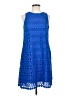 Julia Jordan 100% Polyester Blue Cocktail Dress Size 4 - photo 1