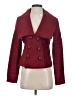 Tulle Burgundy Wool Blazer Size S - photo 1