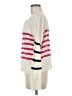 Aqua Stripes Ivory Cardigan Size M - photo 5