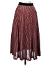 Max Mara Chevron-herringbone Burgundy Casual Skirt Size 2 - photo 1