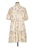 CeCe 100% Polyester Floral Yellow Casual Dress Size XL - photo 2