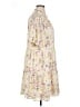 CeCe 100% Polyester Floral Yellow Casual Dress Size XL - photo 4