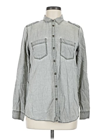 Express Long Sleeve Button-Down Shirt (view 1)