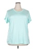 Zone Pro 100% Polyester Teal Short Sleeve Top Size 2X - photo 1