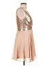 Lulus 100% Polyester Tan Cocktail Dress Size L - photo 4
