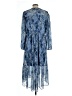Joie 100% Polyester Paisley Multi Color Blue Casual Dress Size L - photo 2