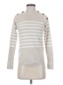 Gap 100% Cotton Stripes Tan Turtleneck Sweater Size XS - photo 1