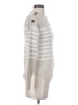 Gap 100% Cotton Stripes Tan Turtleneck Sweater Size XS - photo 4