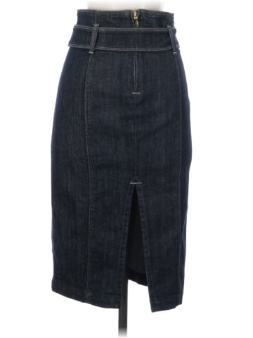 7 For All Mankind Denim Skirt (view 2)