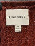 Pink Rose 100% Polyester Burgundy Pullover Sweater Size M - photo 7