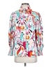 Unbranded 100% Polyester Print Pink 3/4 Sleeve Blouse Size S - photo 1