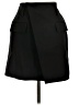 Maje Solid Black Casual Skirt Size 36 waist - photo 1