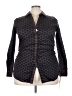 Foxcroft 100% Cotton Polka Dots Black Long Sleeve Blouse Size 18 - photo 1