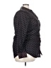Foxcroft 100% Cotton Polka Dots Black Long Sleeve Blouse Size 18 - photo 4