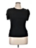 1.State 100% Cotton Black Short Sleeve Top Size XL - photo 1