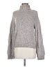 LINE Tweed Gray Turtleneck Sweater Size XS - photo 1
