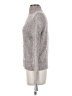 LINE Tweed Gray Turtleneck Sweater Size XS - photo 5