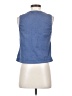 Universal Thread Blue Sleeveless Button-Down Shirt Size S - photo 2