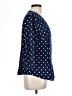 Allegra K 100% Polyester Polka Dots Blue 3/4 Sleeve Blouse Size L - photo 4