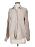 Splendid 100% Cotton Houndstooth Gray Long Sleeve Blouse Size XS - photo 1