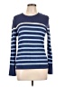 J. McLaughlin Stripes Blue Pullover Sweater Size L - photo 1