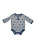 Dwell Studio for Target 100% Cotton Blue Long Sleeve Onesie 3-6 MO / 6 MO - photo 1
