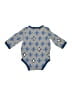 Dwell Studio for Target 100% Cotton Blue Long Sleeve Onesie 3-6 MO / 6 MO - photo 2